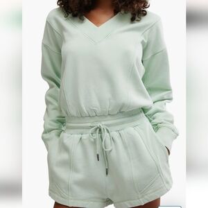 NWT Large - Free People Movement Intercept Romper Mint Green